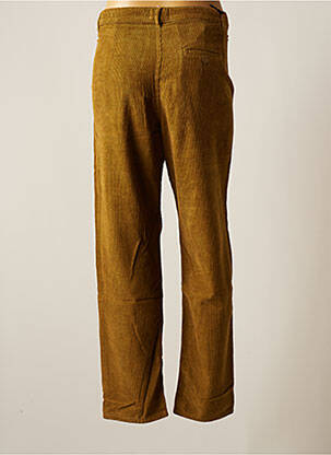 Pantalon chino fermeture zippée sous rabat boutonné taille normale marron FIVE femme