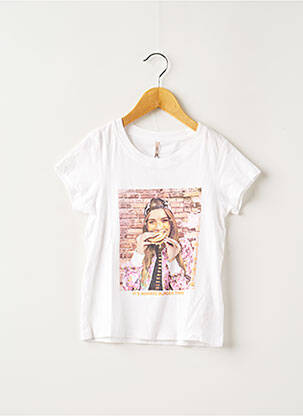 T-shirt blanc ONLY pour fille