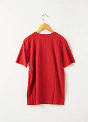 T-shirt rouge JACK & JONES pour garçon seconde vue