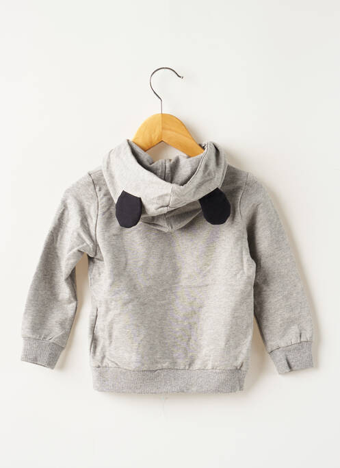 Sweat-shirt à capuche gris NAME IT pour garçon