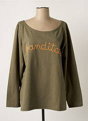 T-shirt vert BANDITAS FROM MARSEILLE pour femme seconde vue
