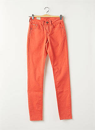 Jeans coupe slim orange CREAM pour femme
