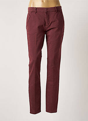 Pantalon chino rouge CREAM pour femme