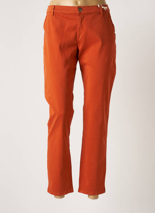 Pantalon chino orange LOLA ESPELETA pour femme