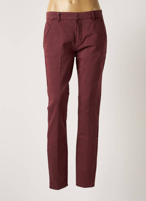 Pantalon chino rouge CREAM pour femme