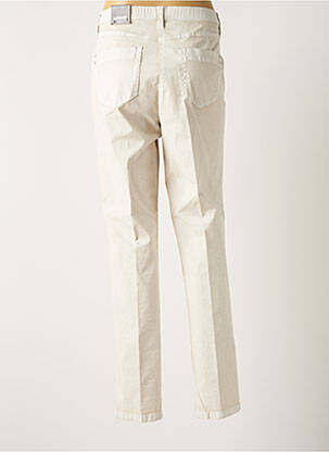 Pantalon droit stretch taille normale beige KJBRAND femme