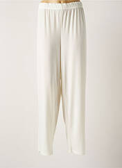 Pantalon droit blanc FLUIDE PARIS pour femme seconde vue
