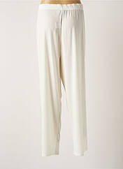 Pantalon droit blanc FLUIDE PARIS pour femme seconde vue