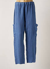 Pantalon droit bleu LEAH CURVE pour femme seconde vue