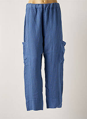 Pantalon droit bleu LEAH CURVE pour femme
