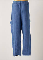 Pantalon droit bleu LEAH CURVE pour femme seconde vue