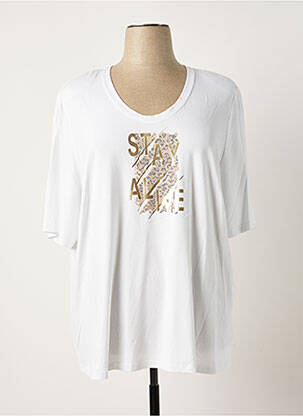 T-shirt blanc MONA LISA pour femme