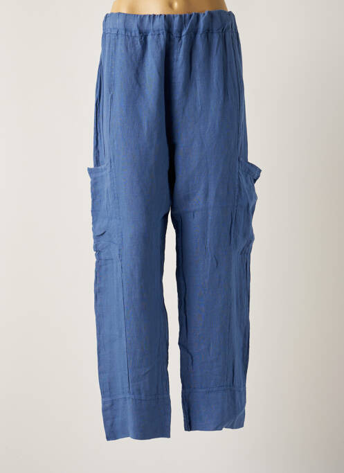Pantalon droit bleu LEAH CURVE pour femme