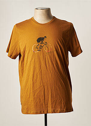 T-shirt marron CYCLO CLUB MARCEL  pour homme
