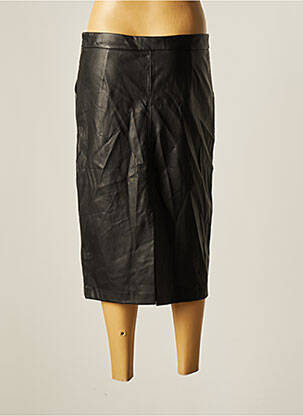 Jupe mi-longue noir LPB femme