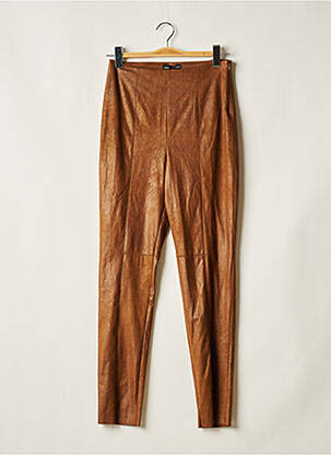 Pantalon slim marron ASTRID BLACK LABEL femme