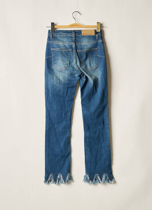 Jeans coupe droite bleu ASTRID BLACK LABEL pour femme