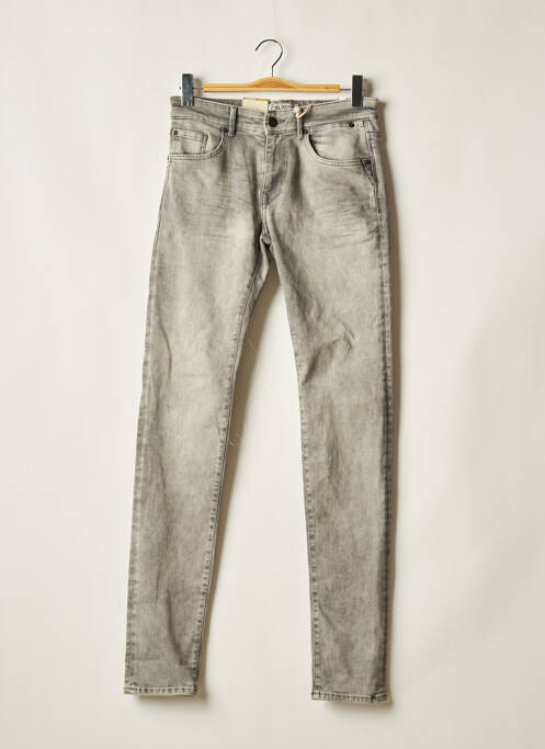 Jeans coupe slim gris PETROL INDUSTRIES pour homme