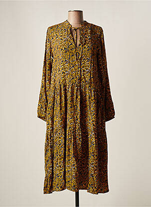 Robe mi-longue jaune LE FABULEUX MARCEL DE BRUXELLES femme