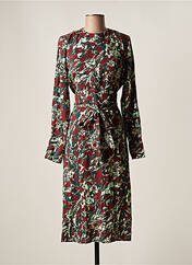 Robe mi-longue rouge DEUX. BY ELINE DE MUNCK pour femme seconde vue
