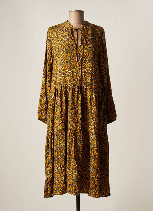 Robe mi-longue jaune LE FABULEUX MARCEL DE BRUXELLES femme