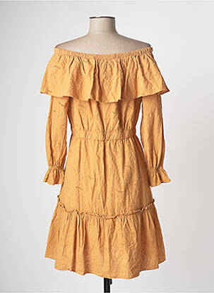 Robe courte marron FOUDRE BY AURELIE VAN DAELEN femme