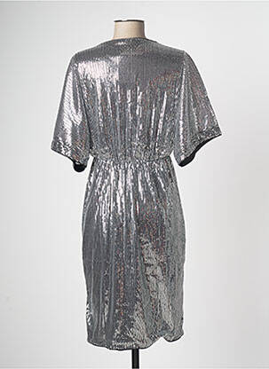 Robe mi-longue gris JDY femme