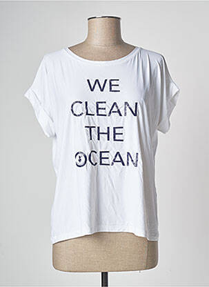 T-shirt blanc SAVE THE DUCK femme