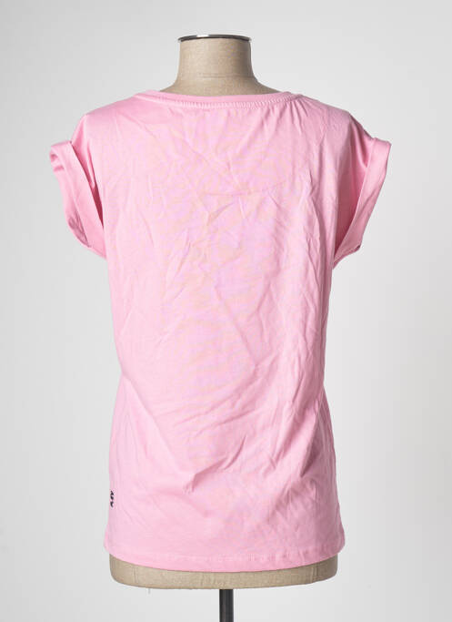 T-shirt rose R.EV 1703 BY REMCO EVENPOEL  pour femme