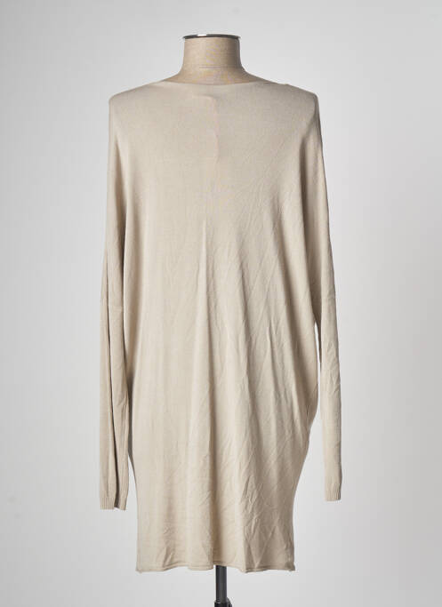 Tunique manches longues beige DE ANGELIS pour femme