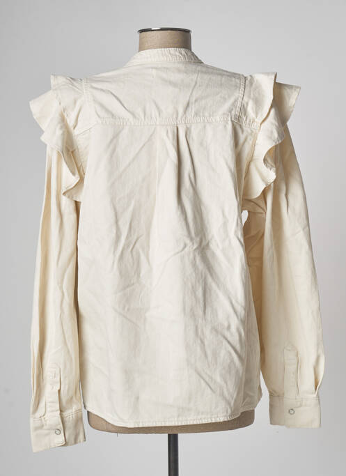 Veste casual beige MANGO pour femme