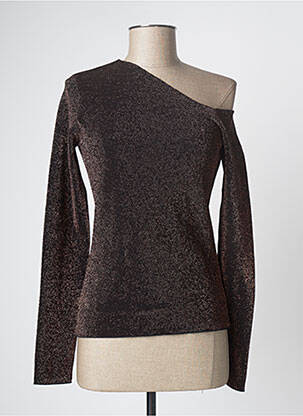 Pull orange DEUX. BY ELINE DE MUNCK femme