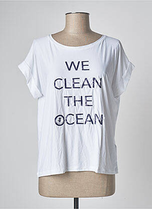 Top blanc SAVE THE QUEEN femme
