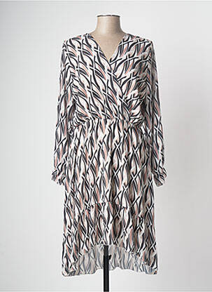 Robe mi-longue beige ZABAIONE femme