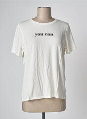 T-shirt blanc AWARE BY VERO MODA pour femme seconde vue