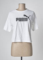 T-shirt blanc PUMA pour femme seconde vue