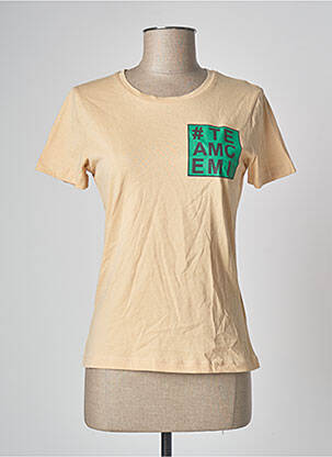 T-shirt orange CEMI pour femme