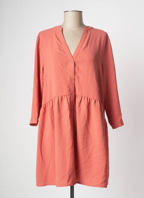 Robe courte orange ONLY pour femme