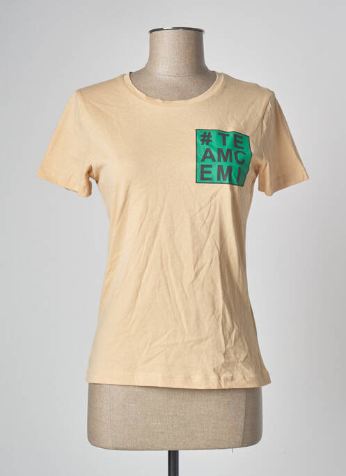 T-shirt orange CEMI pour femme