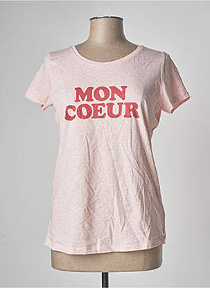 T-shirt rose MONSIEUR TSHIRT pour femme