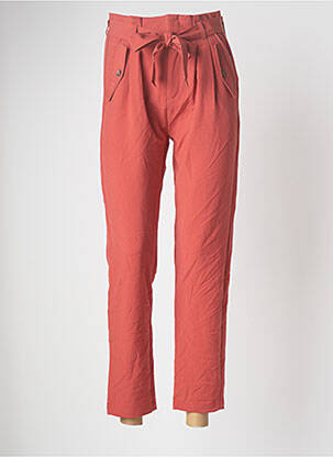 Pantalon droit rouge JACQUELINE DE YONG femme