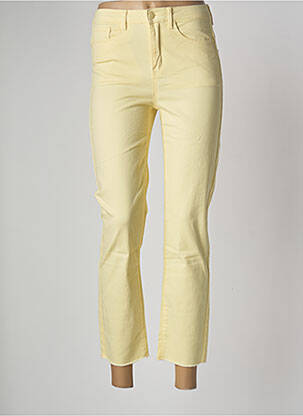 Pantalon droit jaune JDY femme