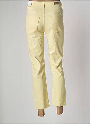 Pantalon droit jaune JDY femme