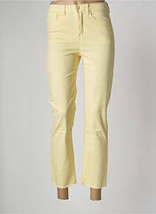 Pantalon droit jaune JDY pour femme seconde vue