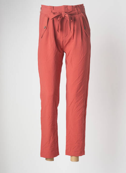 Pantalon droit rouge JACQUELINE DE YONG pour femme
