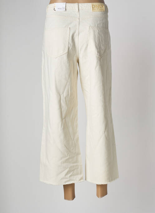 Pantalon large beige ONLY femme
