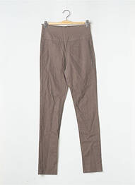 Pantalon slim marron PIECES femme