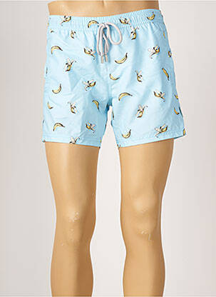 Short de bain bleu BRUCE & BUTLER  homme