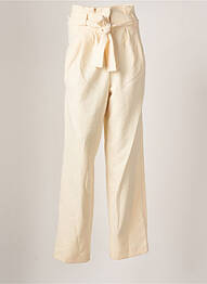 Pantalon large beige ASTRID BLACK LABEL femme