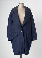 Manteau long bleu GARCONNE pour femme seconde vue